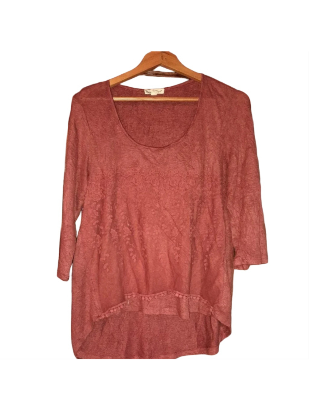 About A Girl 3/4 Sleeve Blouse